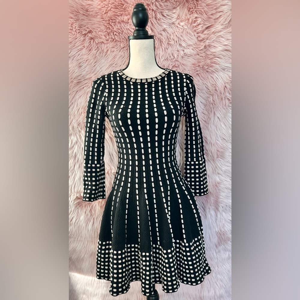H&M jacquard knit dress